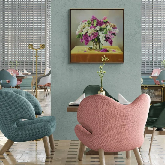 Leylakların Güzelliği Siparişe Özel Yağlı Boya Tablo