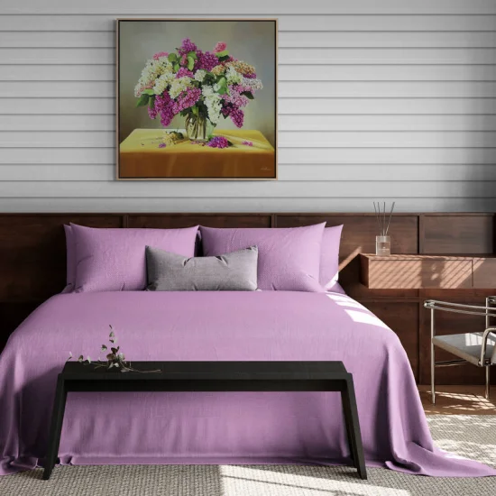 Leylakların Güzelliği Siparişe Özel Yağlı Boya Tablo