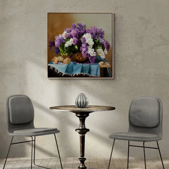 Melody of Lilacs Custom Oil Painting