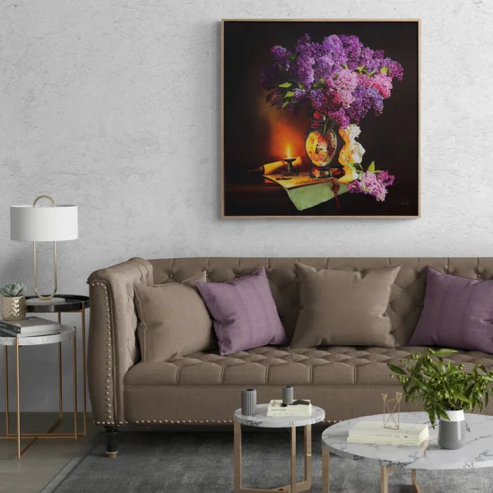 Leylaklar Arasında Huzur Siparişe Özel Yağlı Boya Tablo