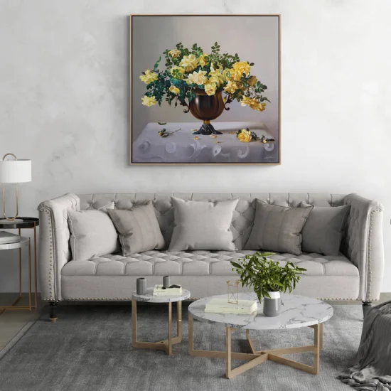 Yellow Roses Custom Oil Painting