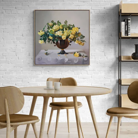 Yellow Roses Custom Oil Painting