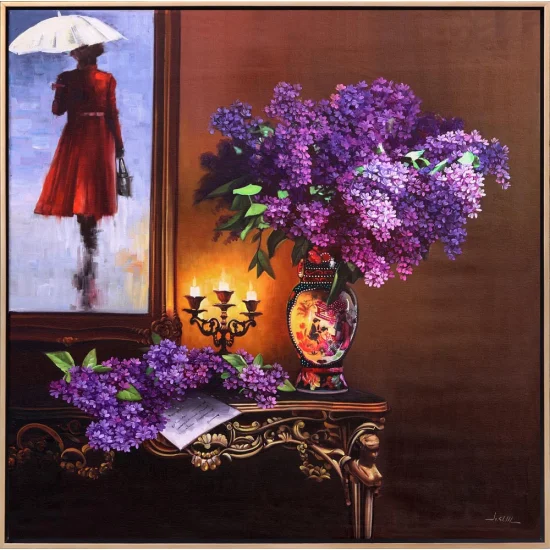 The Elegance of Purple Made to Order Oil Painting