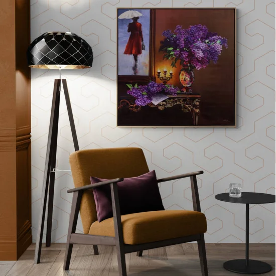 The Elegance of Purple Made to Order Oil Painting