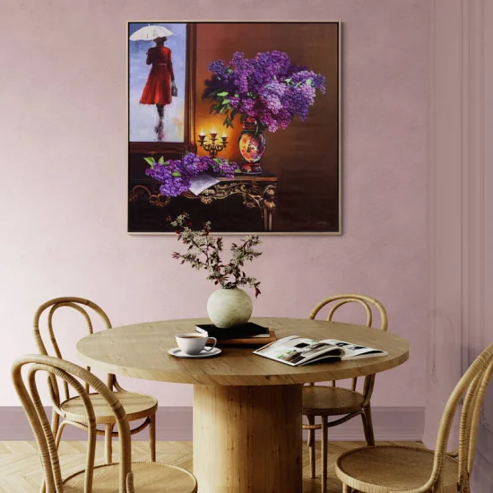 The Elegance of Purple Made to Order Oil Painting