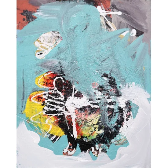 Soyut Keşifler Yağlı Boya Tablosu