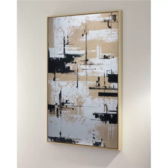 Brown Tone and Black Custom Order Abstract Oil Painting