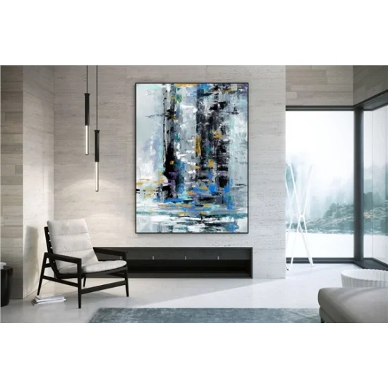 Contemporary Custom Order Abstract Oil Painting