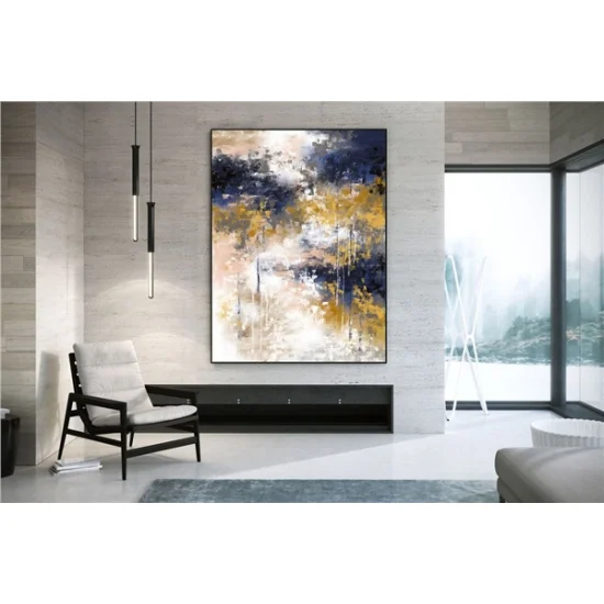 Contemporary Colors Custom Order Abstract Oil Painting