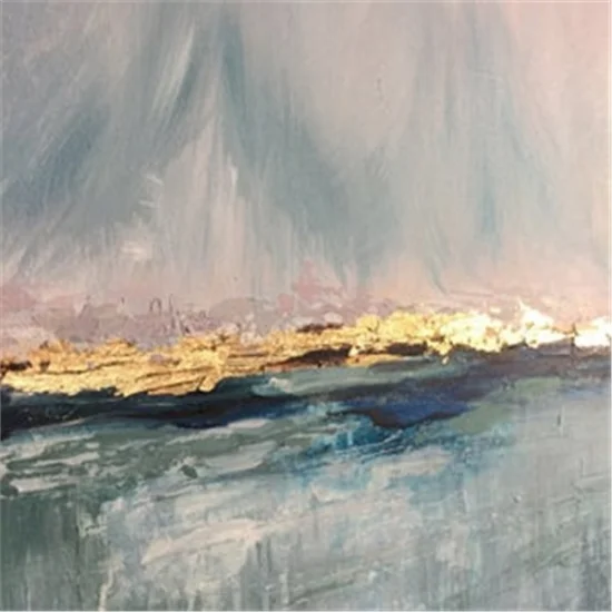 Gri Varak Siparişe Özel Soyut Yağlı Boya Tablo