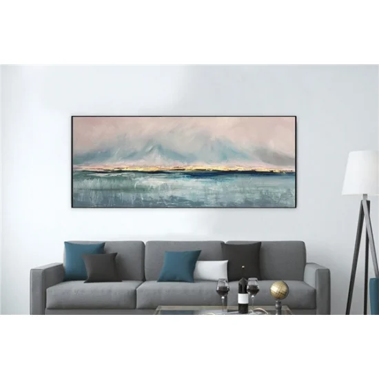 Gri Varak Siparişe Özel Soyut Yağlı Boya Tablo