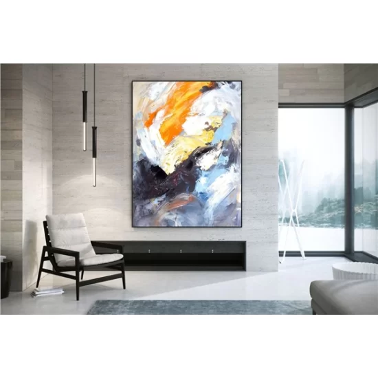 Colorful Expressions Custom Order Abstract Oil Painting