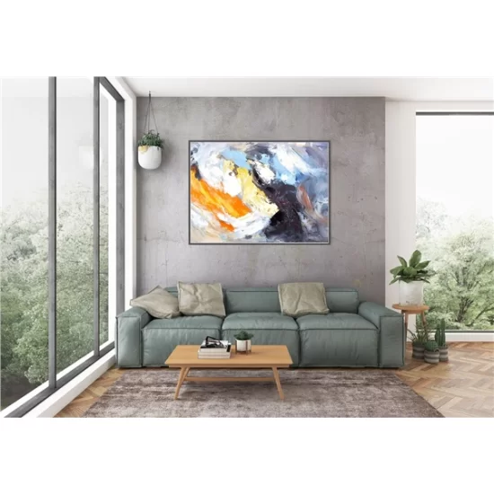 Colorful Expressions Custom Order Abstract Oil Painting