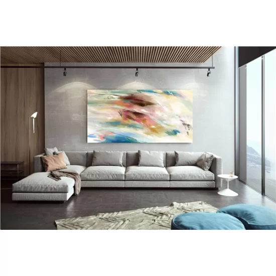 Modern Spatula Custom Order Abstract Oil Painting