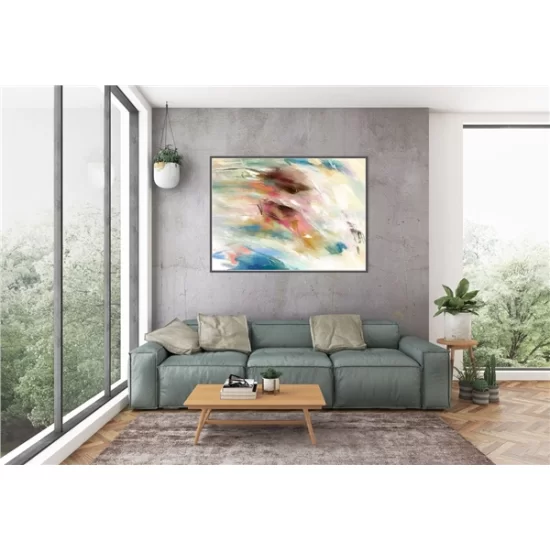 Modern Spatula Custom Order Abstract Oil Painting