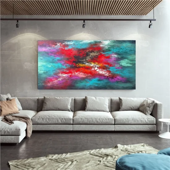 Colorful Cloud Custom Order Abstract Oil Painting