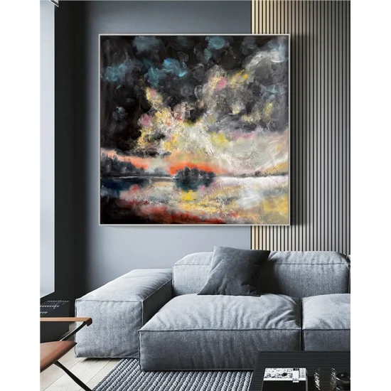 Dream Reflections Custom Order Abstract Oil Painting