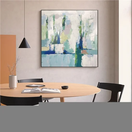 Modern Minimalist Custom Order Abstract Oil Painting