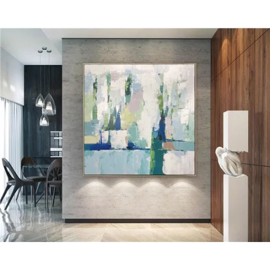 Modern Minimalist Custom Order Abstract Oil Painting