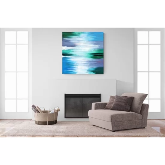 Ocean Colors Custom Order Abstract Oil Painting