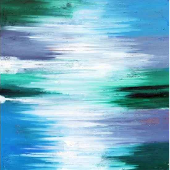 Ocean Colors Custom Order Abstract Oil Painting