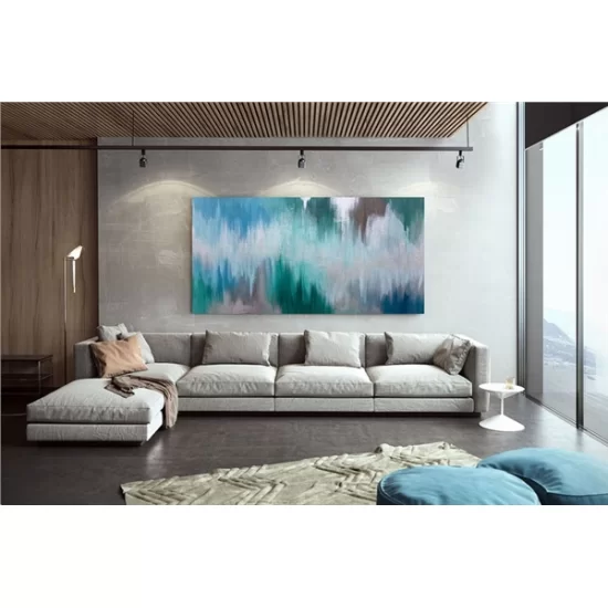 Ocean Colors Custom Order Abstract Oil Painting