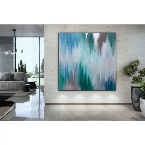 Ocean Colors Custom Order Abstract Oil Painting