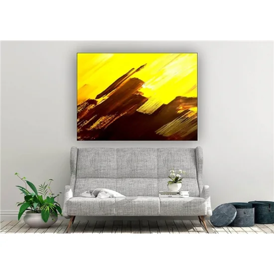 Gold and Brown Custom Order Abstract Oil Painting