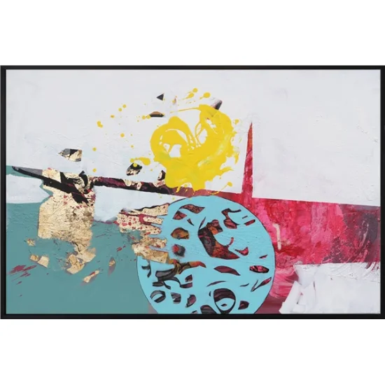 Game of Forms Oil Painting | Simurg Art Gallery