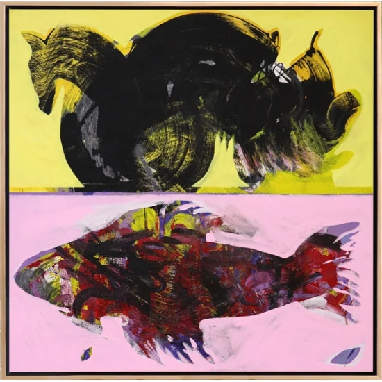 Abstract Sea Story Oil Painting | Simurg Art Gallery