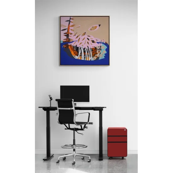 Rhythm of Forms Oil Painting | Simurg Art Gallery