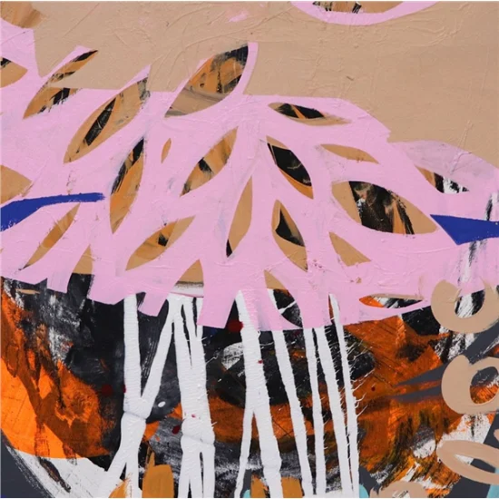 Rhythm of Forms Oil Painting | Simurg Art Gallery