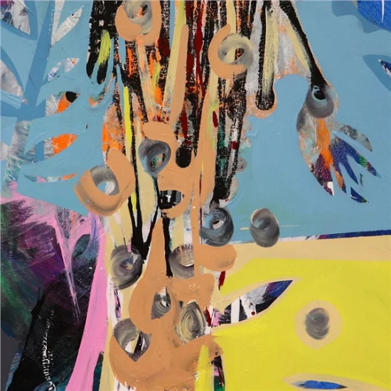 Soyut Yansımalar Yağlı Boya Tablosu