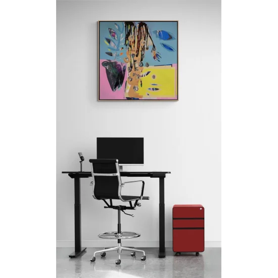 Soyut Yansımalar Yağlı Boya Tablosu