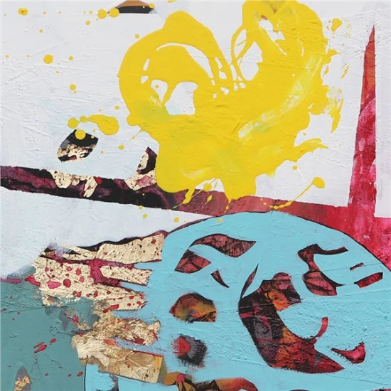 Game of Forms Oil Painting | Simurg Art Gallery