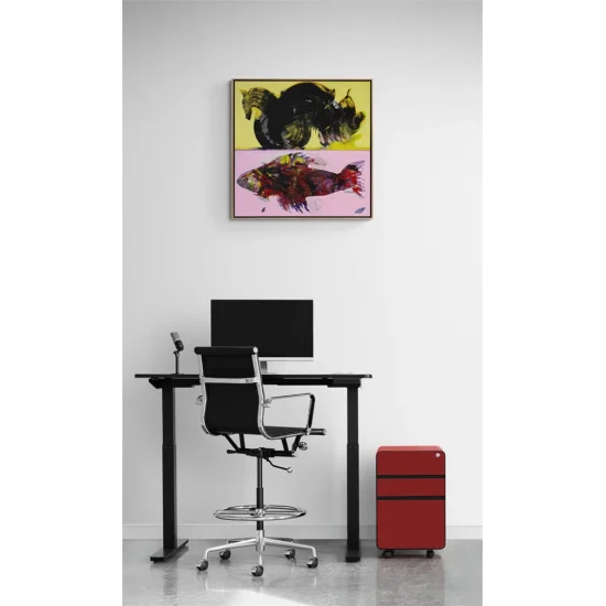 Abstract Sea Story Oil Painting | Simurg Art Gallery