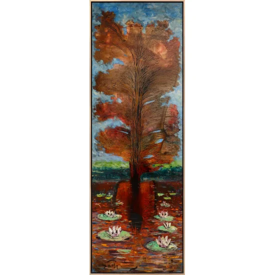 Ağaç Yağlı Boya Tablosu