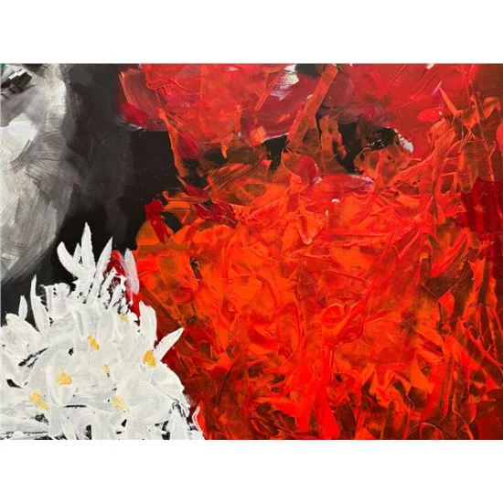 Ah O Gözler Yağlı Boya Tablosu