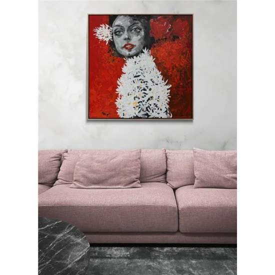 Ah O Gözler Yağlı Boya Tablosu