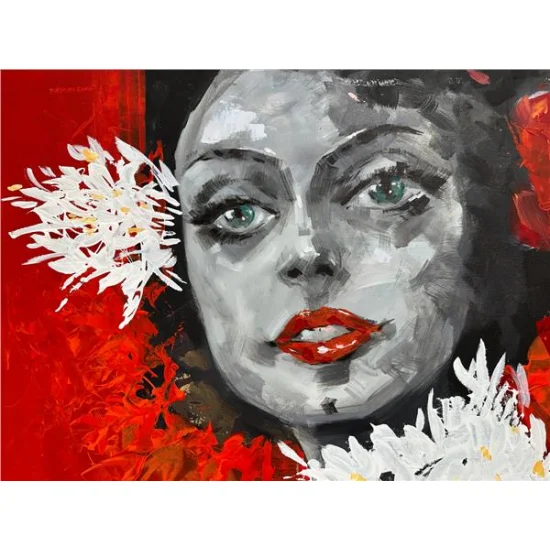 Ah O Gözler Yağlı Boya Tablosu