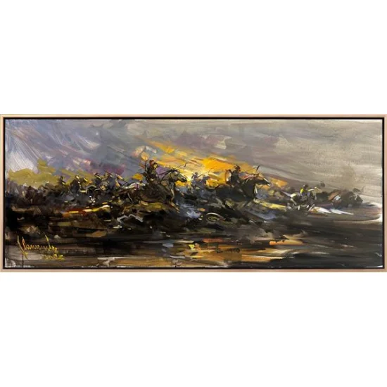 Wars Invisible Face Oil Painting