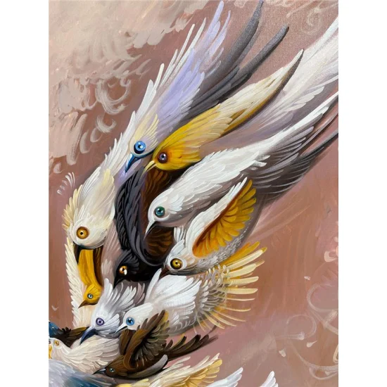 Ankanın Efsanevi İzleri Yağlı Boya Tablosu