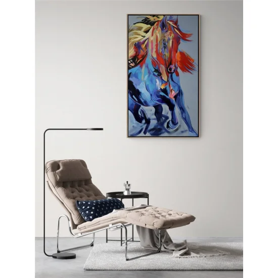 Dörtnala Koşan At Yağlı Boya Tablosu