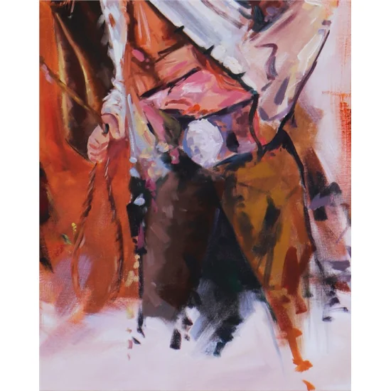 At ve Sevgi Yağlı Boya Tablosu