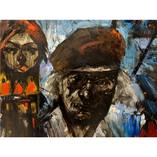 Atilla İlhan Yağlı Boya Tablosu