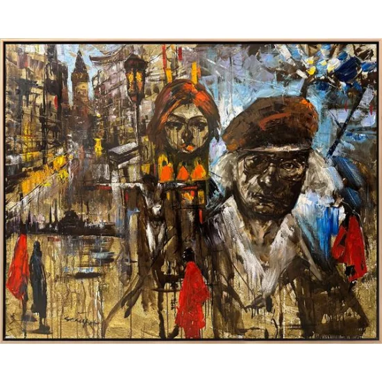 Atilla İlhan Yağlı Boya Tablosu