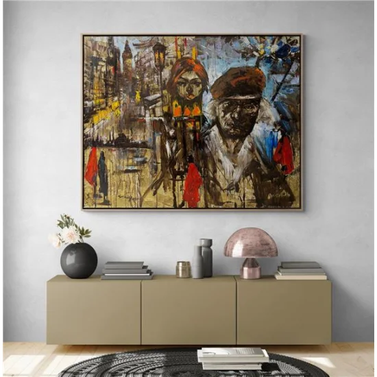 Atilla İlhan Yağlı Boya Tablosu