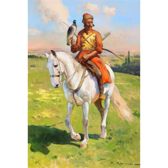 Avcı Yağlı Boya Tablosu