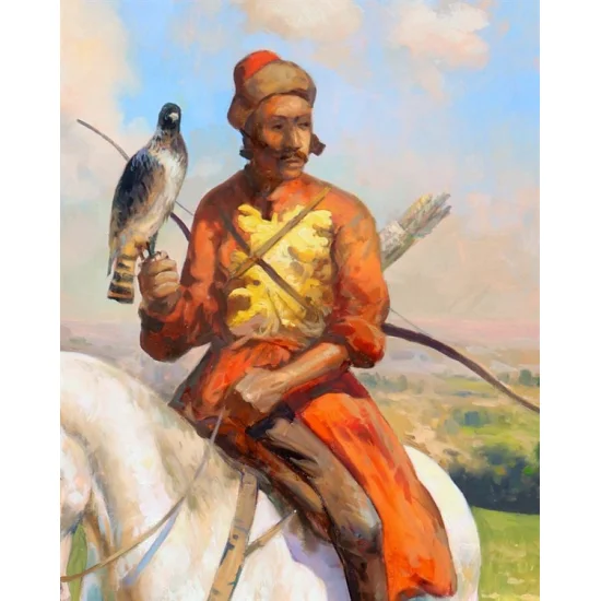 Avcı Yağlı Boya Tablosu