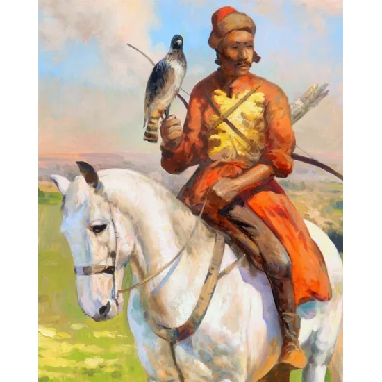 Avcı Yağlı Boya Tablosu